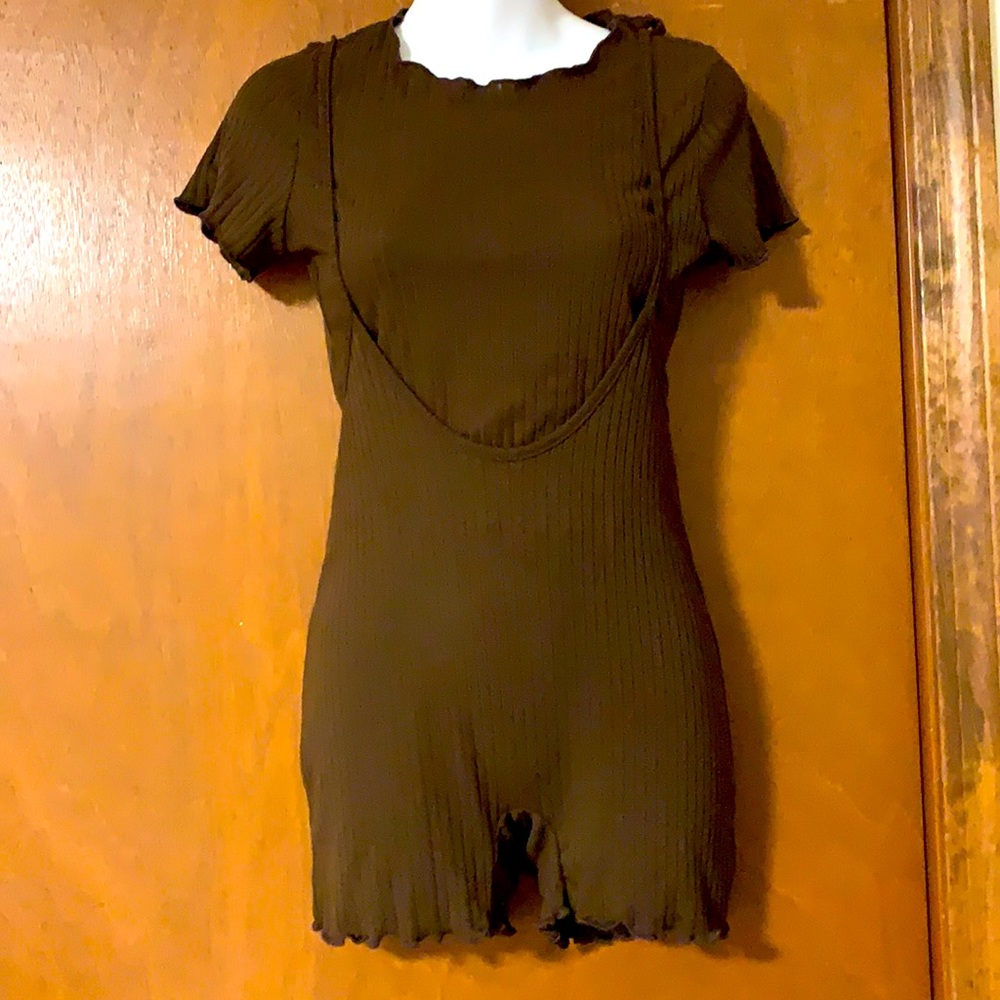 Chocolate Ribbed Two Piece Set 🤎